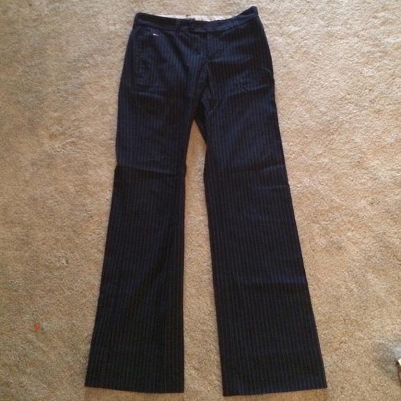 Navy pinstripe sz 9 Tommy Hilfiger dress pants
