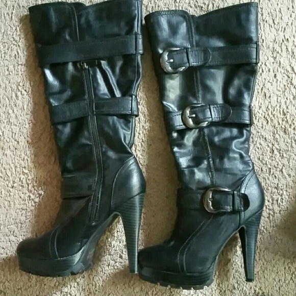 Knee high boots