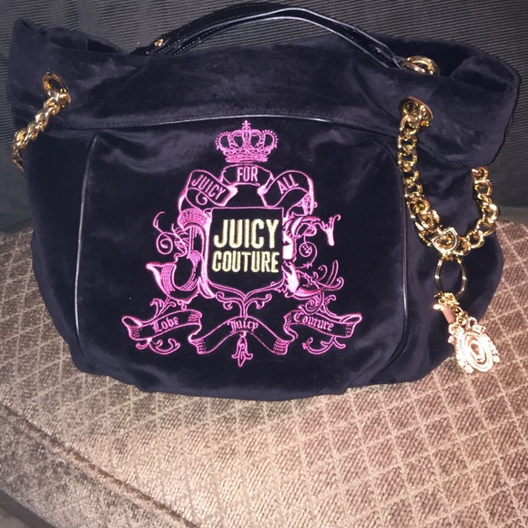 ON HOLD until Thursday juicy couture black handbag