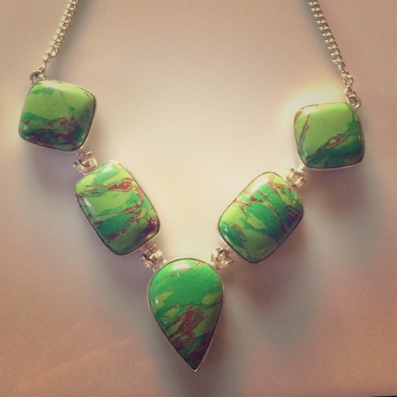 Sterling Silver Statement Necklace