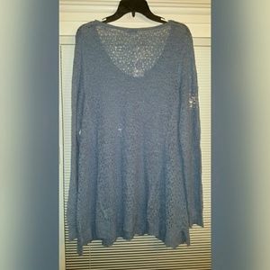 Hannah Loose Fit Cornet Blue Sweater Size L NWT