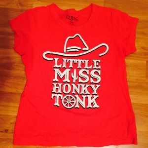 Lyric "Little Miss Honky Tonk" tshirt.
