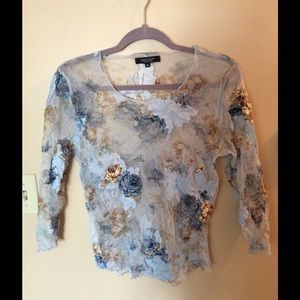 Karen Kane stretch mesh top