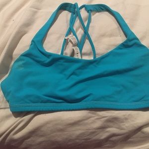 Lululemon sports bra in angel blue!