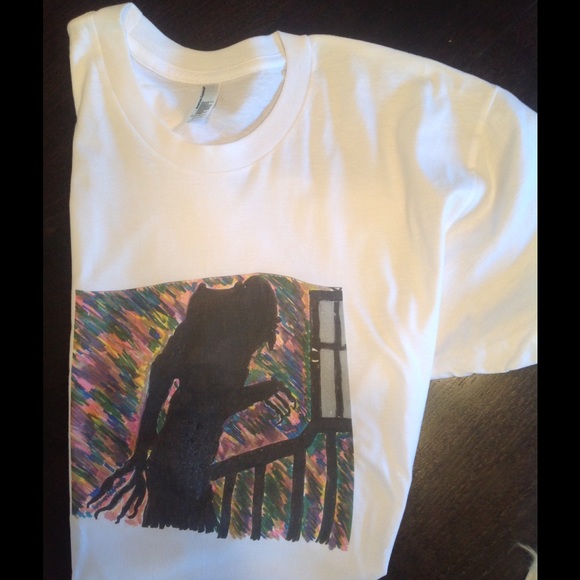 🔥Nosferatu creeping stair scene t shirt