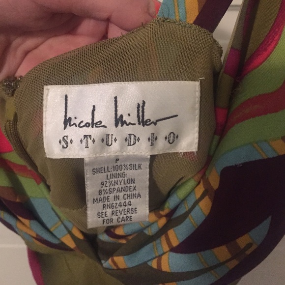 Fun print Nicole Miller dress! - Picture 3 of 3