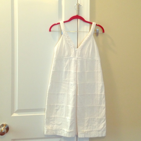 White eyelet Lilly Pulitzer dress