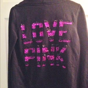 Victoria Secret Pink Sequined Hoodie