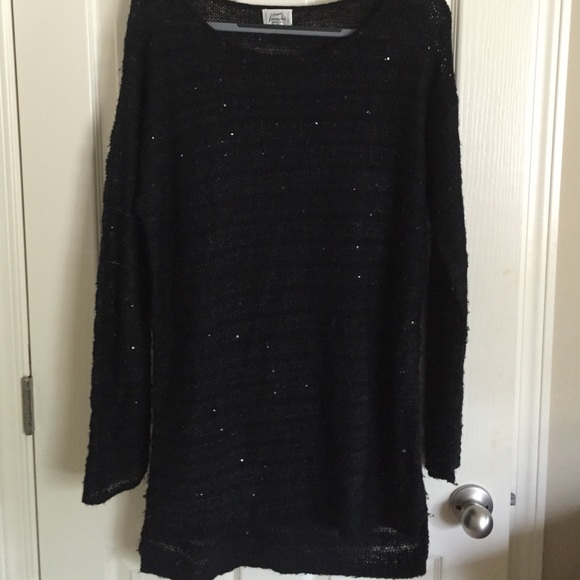 Black sweater dress