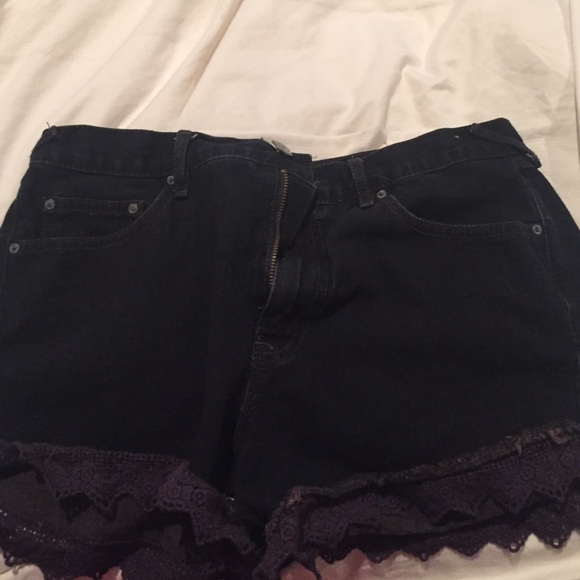 Free People lace shorts!