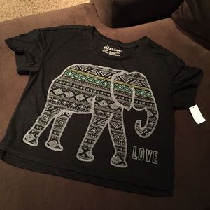 Elephant crop top