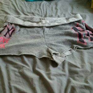 Victoria secret super short Yankee shorts