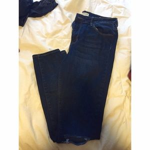 Bullhead blue high rise skinny jeans