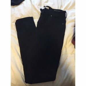 Bullhead plain black high rise skinny jeans