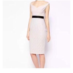 ASOS Bow Back Pink Lace Dress, brand new w/tags