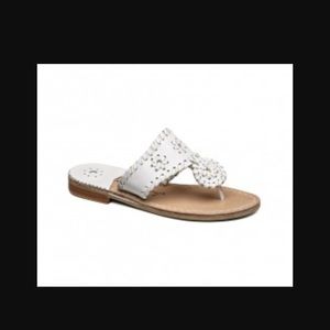 ✨SOLD✨ white Jack Rogers sandals in EUC