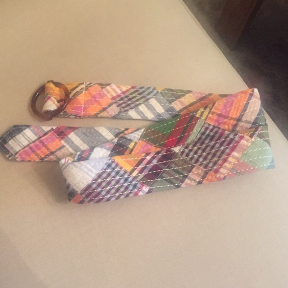 J. Crew patchwork belt