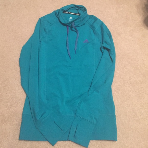 Adidas fleece top, size S