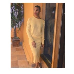 Vintage yellow two piece for @toryshop