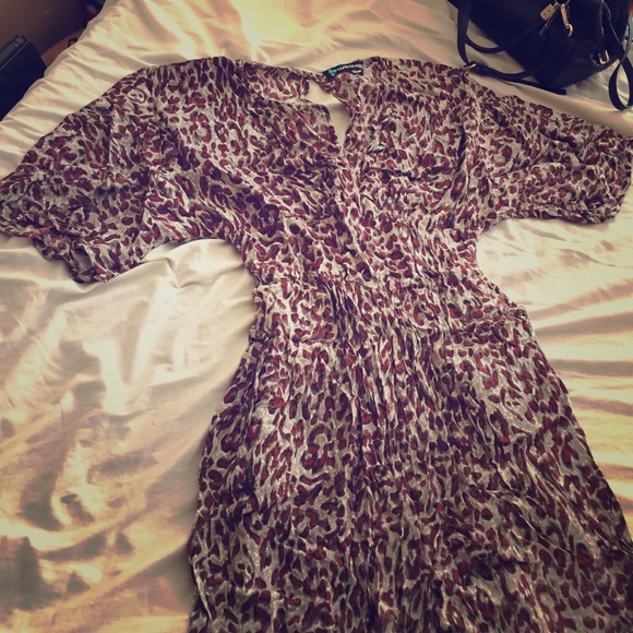 Cheetah print one piece