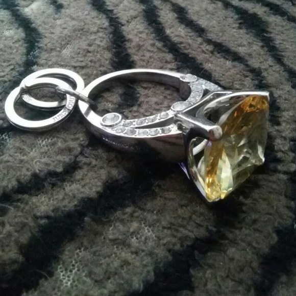 Authentic Juicy Couture Diamond Key Ring