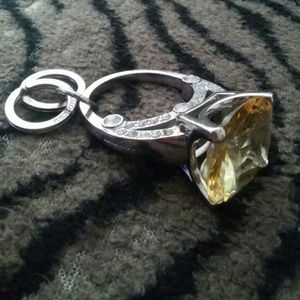 Authentic Juicy Couture Diamond Key Ring