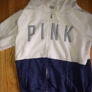 Color block PINK zip up