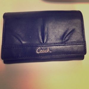 Black coach wallet