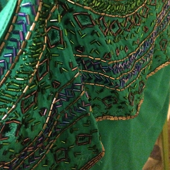 Free people beaded bohemian shirt - Picture 2 of 4