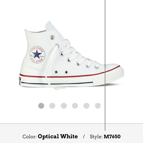 ISO White High Top Converse