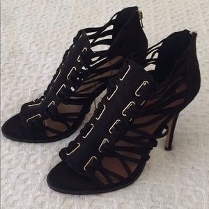 Sexy Strappy Heels with Zipper