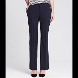 Banana Republic Navy Blue Lightweight Wool Slacks