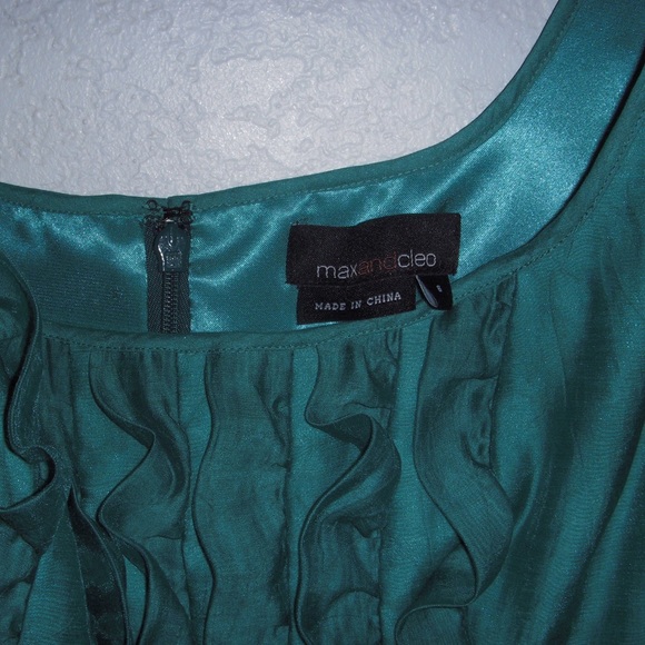 MAX & CLEO RUFFLE COCKTAIL DRESS - Picture 4 of 4