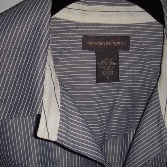 PINSTRIPE WRAP DRESS - Picture 3 of 4