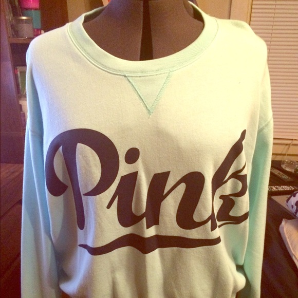 Light blue VS PINK sweatshirt