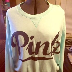 Light blue VS PINK sweatshirt