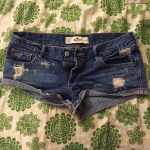 Hollister Distressed Denim Shorts - Size 9