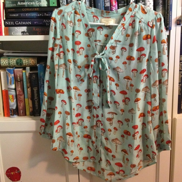 Anthropologie Moulinette Soeurs Mushroom silk 10