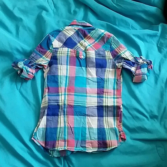 Girl Button up top - Picture 2 of 2