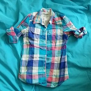 Girl Button up top