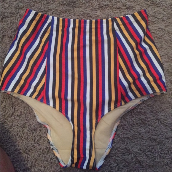 High waisted bathing suit bottom