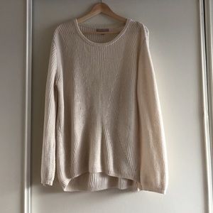 Oversized knit Banana Republic sweater.