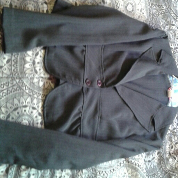 Grey pin stripe blazer