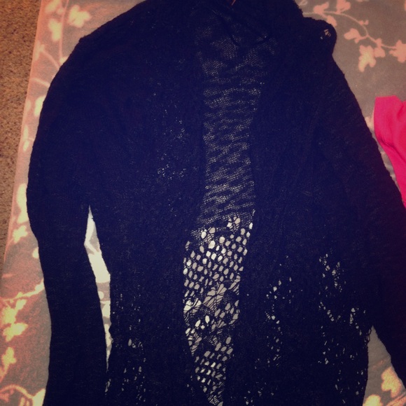 Cardigan black xl