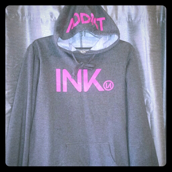Ink Addict gray pullover