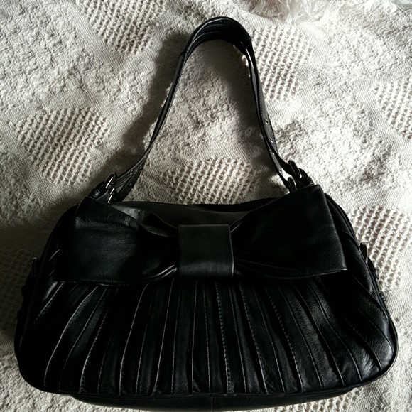Betsey Johnson  Leather purse with bow detail