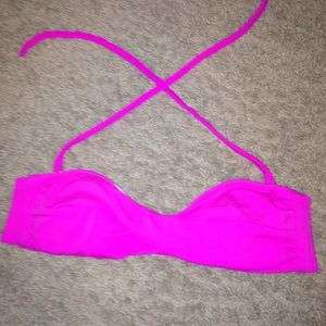 Strapless bathing suite