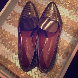 Rebecca Minkoff Gold Smoker Flats