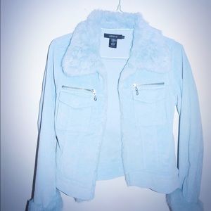 Arden B. furry jacket