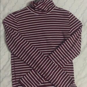 ✨traded✨Brandy Melville Burgundy/Maroon Turtleneck